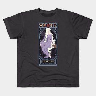 The Last Unicorn - art nouveau - Amalthea Kids T-Shirt